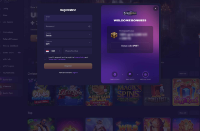 Spirit Casino UX